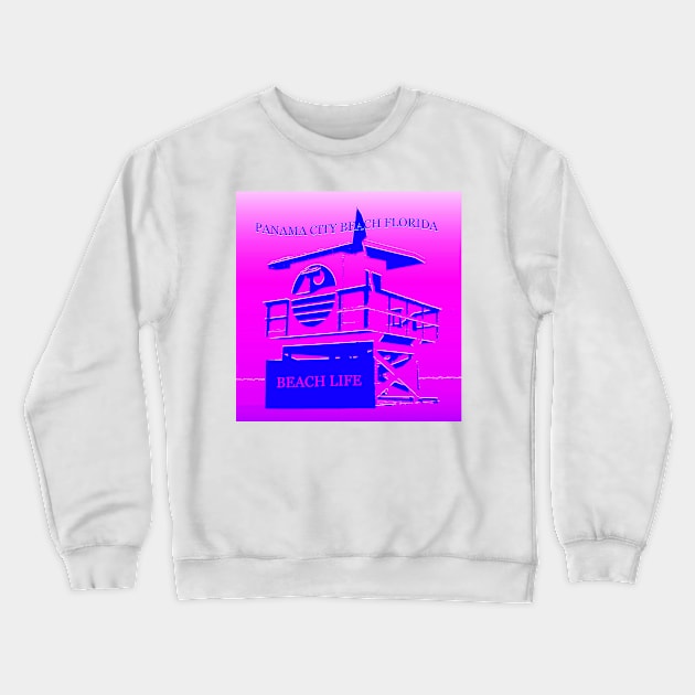 Panama City Beach Florida Crewneck Sweatshirt by dltphoto